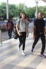 Anushka Sharma snapped at the airport in Mumbai on 31st July 2015